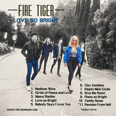 Fire Tiger 'Love so Bright' Vinyl Record Album