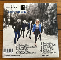 Fire Tiger 'Love so Bright' Vinyl Record Album